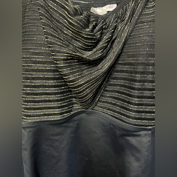 Roaman’s One Piece Bathing Suit Gold/Black - Picture 2 of 3